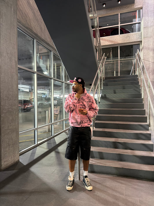 Pink Army Jacket