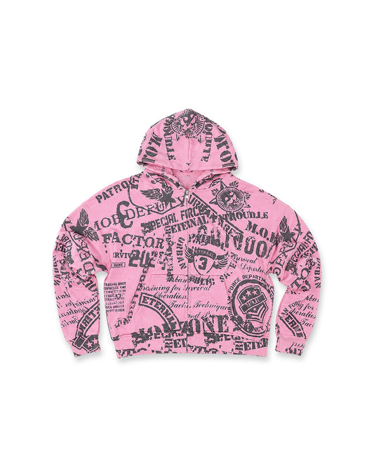 Pink Army Jacket